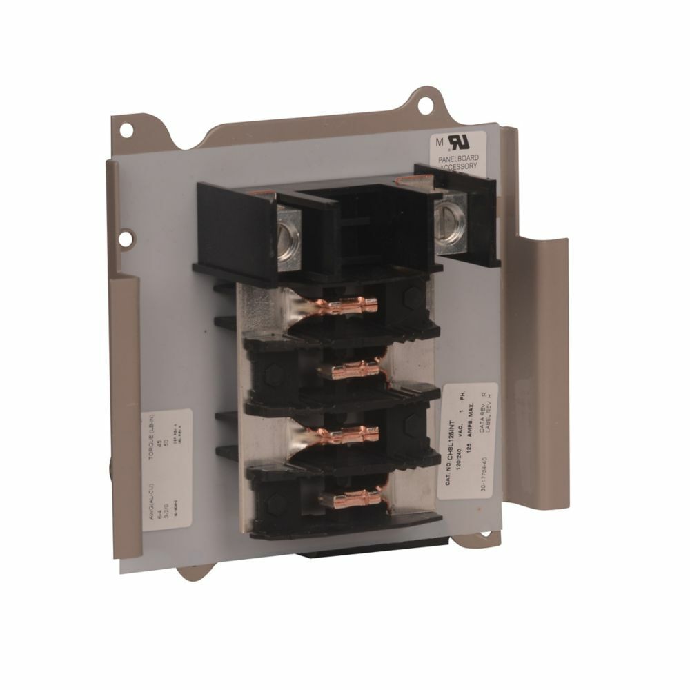 CH8L125INT 8-Pole Load Center Interior Assembly, 120/240 VAC, 208Y/120 VAC, 240 VAC, 125 A, 1 Phase