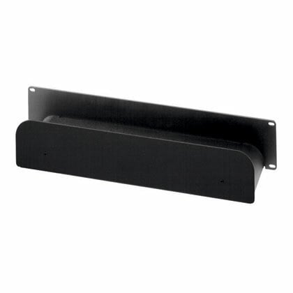 CMUT19 2U Upper Trough, Aluminum, Black