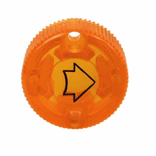 10250TEM Blank Heavy Duty Oiltight/Watertight Operator Knob, 30.5 mm, NEMA 1/2/3/3R/4/4X/12/13/IP65 NEMA Rating, Round Shape, Plastic