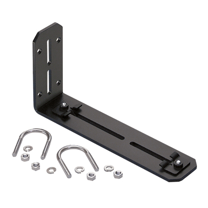 FR6USB FiberRunner Under Floor Support Bracket, For Use With 6 x 4 in and 4 x 4 in Routing System, Steel, Black