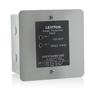 51120-1 51120 Type 2 Surge Protective Device, 20 A, 125 V AC, 1 hp, 50/60 Hz, 10 kA SCCR, 1 Phase