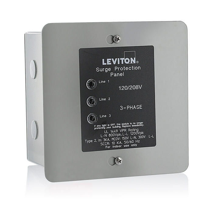 51120-3 51120 Type 2 Surge Protective Device, 20 A, 120/208 V AC, 50/60 Hz, 10 kA SCCR, 3 Phase
