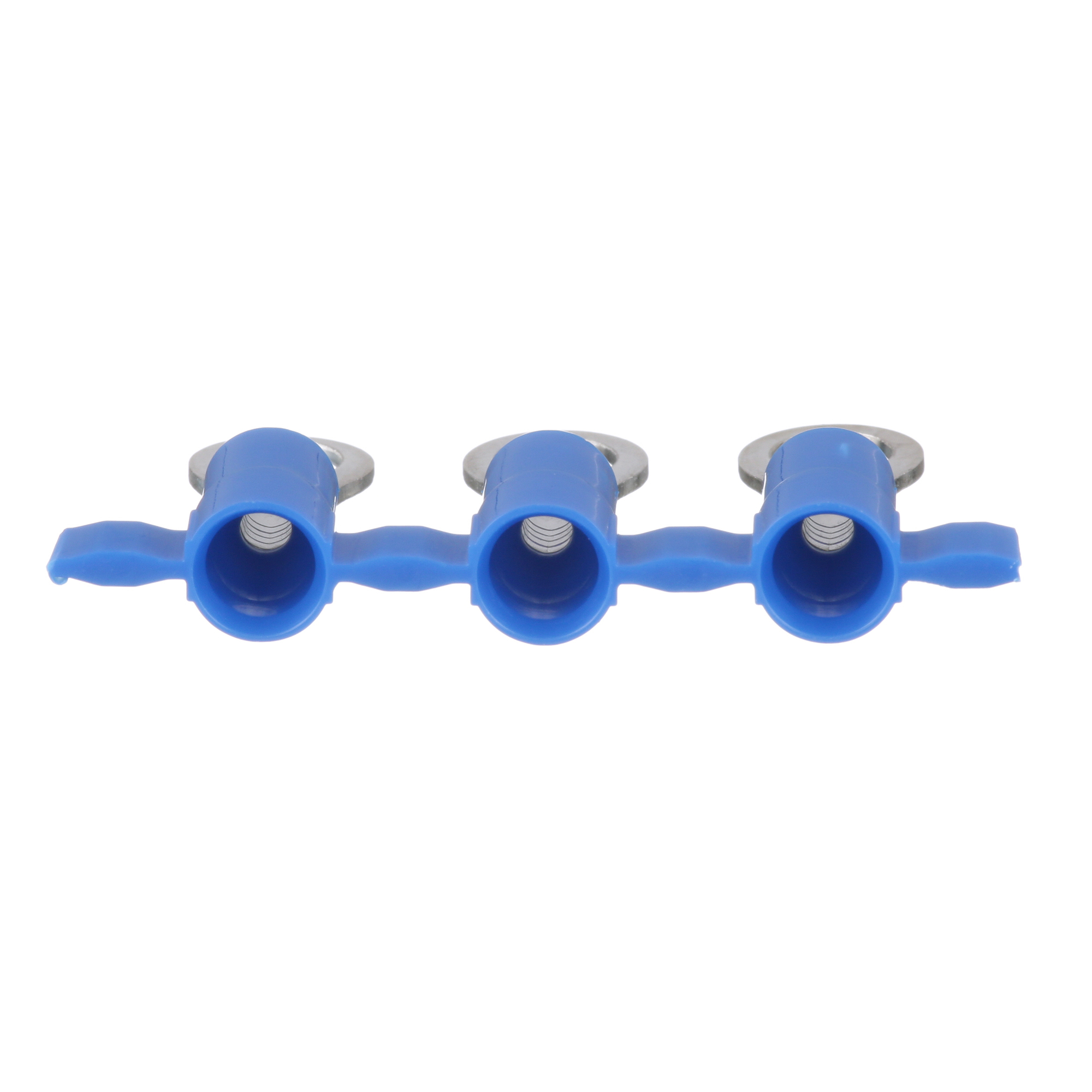 PV14-8RB-3K Reel Smart Type PV-RB Ring Terminal, 16 to 14 AWG Conductor, 0.86 in L, Funnel Entry/Insulation Support Barrel, Copper, Blue