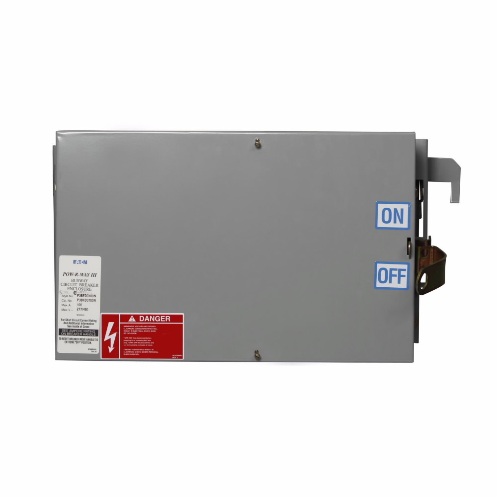 P3F361RG Pow-R-Way III P3F 3-Pole Class R 50% Internal Ground Fusible Plug-In Unit With Fuse Clip, 600 V AC, 30 A, 3 Wires