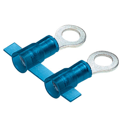 Reel Smart PNF14-8R-3K Ring Terminal, Blue, Nylon, 14-16 AWG, PK3000