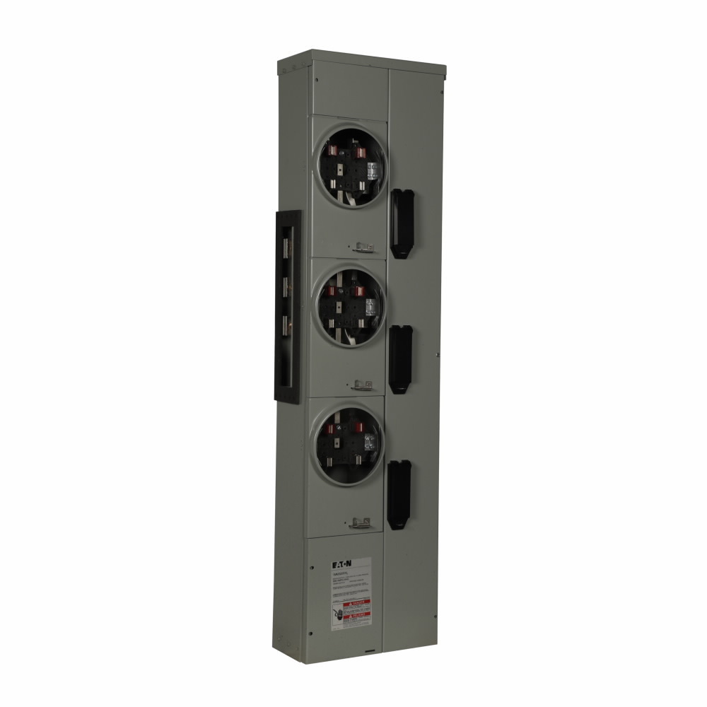 1MM320RRL 1 Phase, Ringless, Meter Module, 3 Socket, 200 Amp