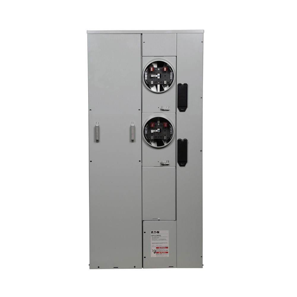 1MP2204RRL Meter Pack Meter Socket, 200 Amp, 1 Phase, Ringless, No Bypass, 5 Jaw, 2 Position, 120/240V