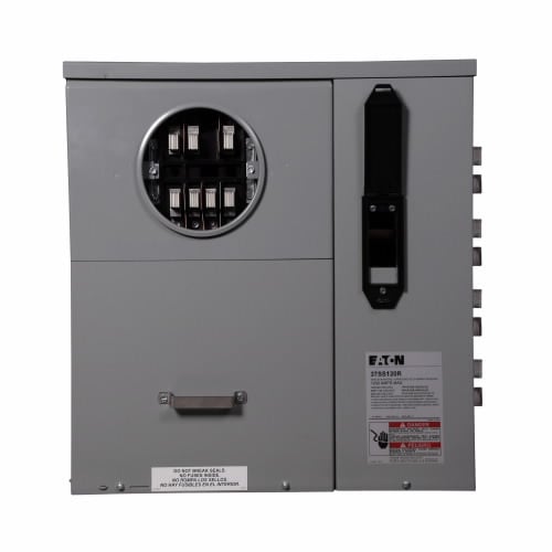 37SS120R 3 Phase, 7 Jaw, Safety Socket, 1 Socket, 200 Amp