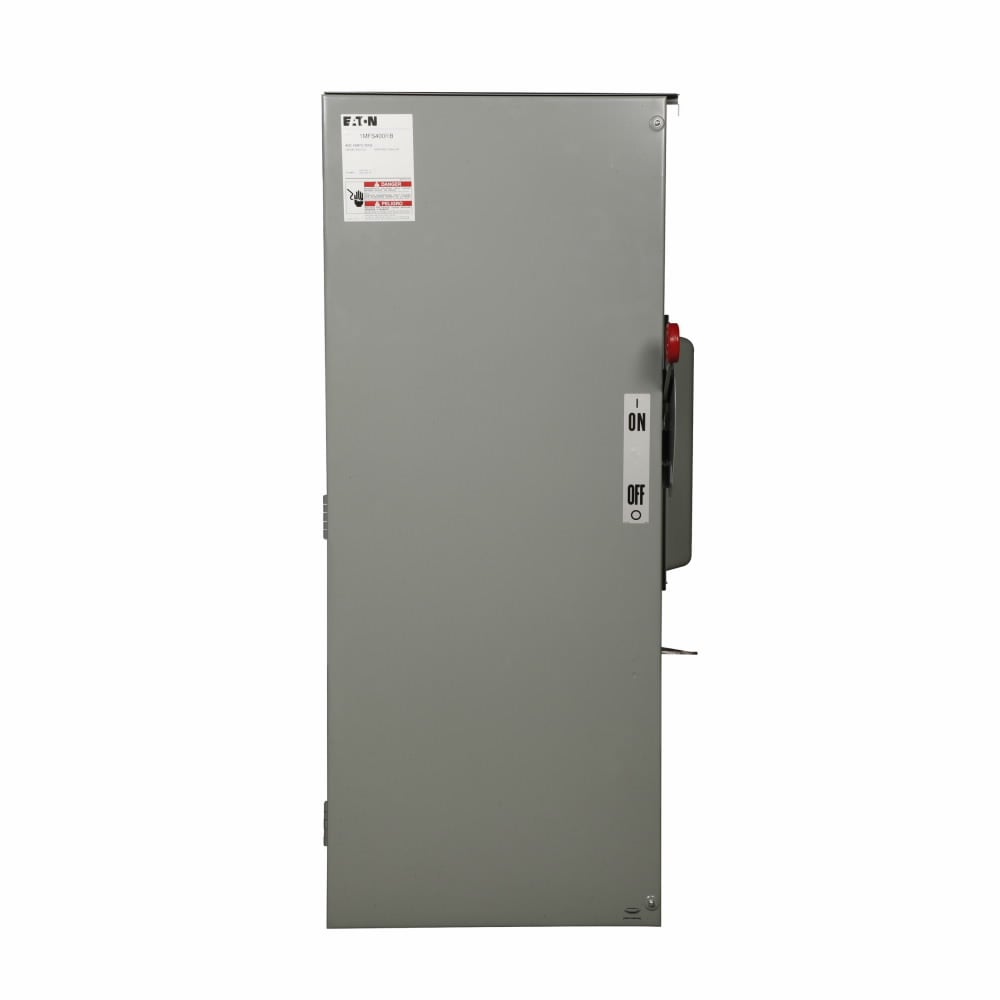 1MFS400RB Main Fusible Switch, 400 Amp, Aluminum, NEMA 3R, UG, Class T, 100 kAIC, 1 #750 kcmil, 3 Wire, 1 Phase, Barrier Kits, 400 Amp