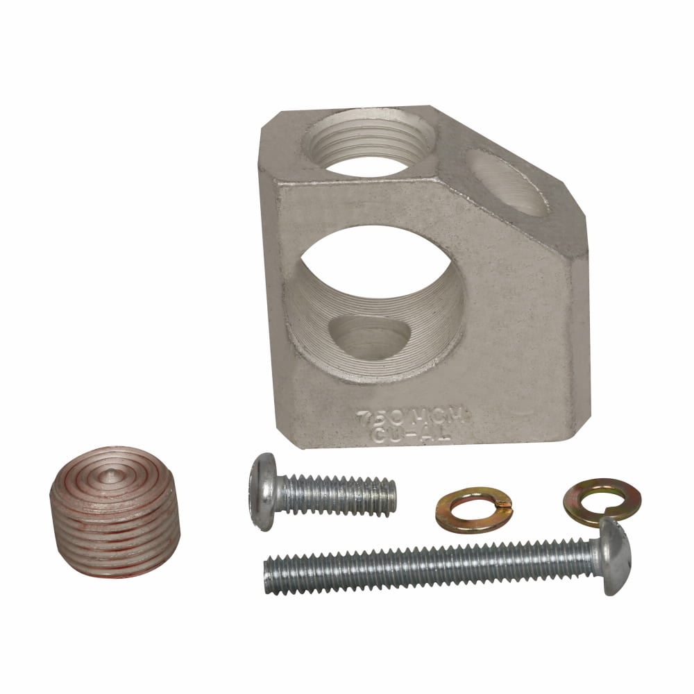1MPLK2 Meter Pack field-Installed Lugs Field-Installed Lugs, used with 400 or 600 Amp, Main Bus, Wire Size, 750 kcmil