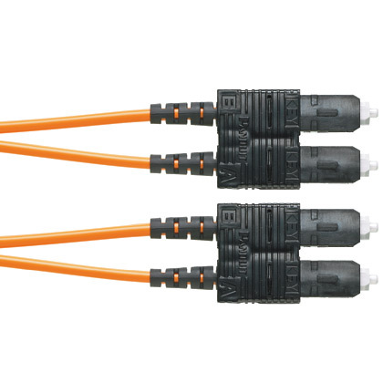 F923LSNSNSNM002 Opti-Core OS1/OS2 LSZH Standard IL Fiber Optic Patch Cord, 2 Fiber, 9 um Core, 2 m L