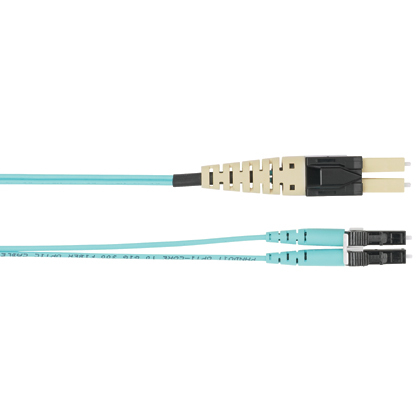 FX23RSNSNSNM004 Opti-Core OM3 Multi-Mode Riser OFNR Standard IL Fiber Optic Patch Cord, 2 Fiber, 50 um Core, 4 m L