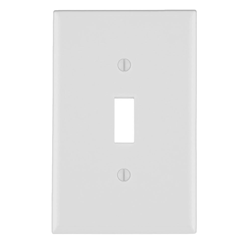 88001 Toggle Wallplate, 1 Gang, White