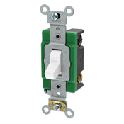 3032-2W Self-Grounding Toggle Switch, 120/277 V AC, 30 A, 2 hp Power Rating
