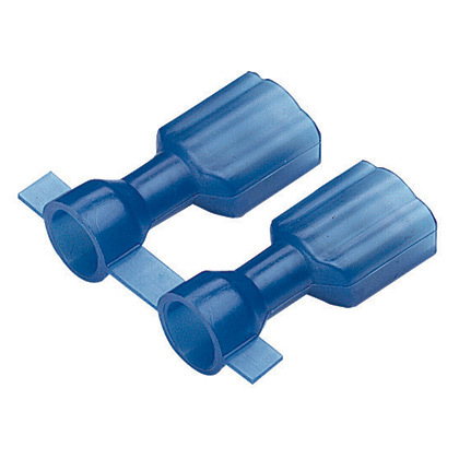 Reel Smart DNF14-250FIM-2K Disconnect, Male, Blue, Nylon, 14-16 AWG, .25x .032"