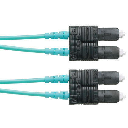 OM4 2F 3MM  PC LSZH SC DUP TO SC DUP STD. IL - 3M