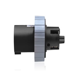 560B5W Series II North American Configuration Watertight Pin And Sleeve Inlet, 347/600 V AC, 60 A, 4 Poles, 5 Wires, Black