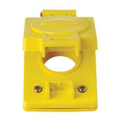 60W03-B Wetguard Flip Lid Watertight Wetguard Receptacle Cover, Thermoplastic