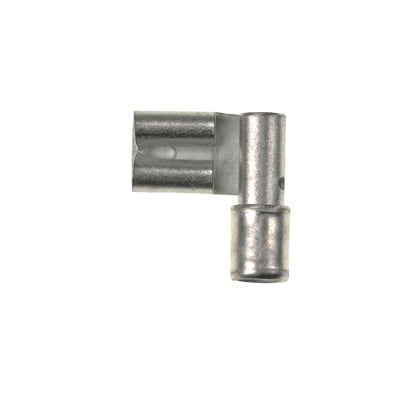 DR10-250-L Pan-Term Type DR Loose Piece Vibration-Resistant Female Disconnect, 10 AWG Conductor, 0.25 in W x 0.032 in THK Tab, Sleeve/Standard Barrel, Brass, Metallic, Non-Insulated