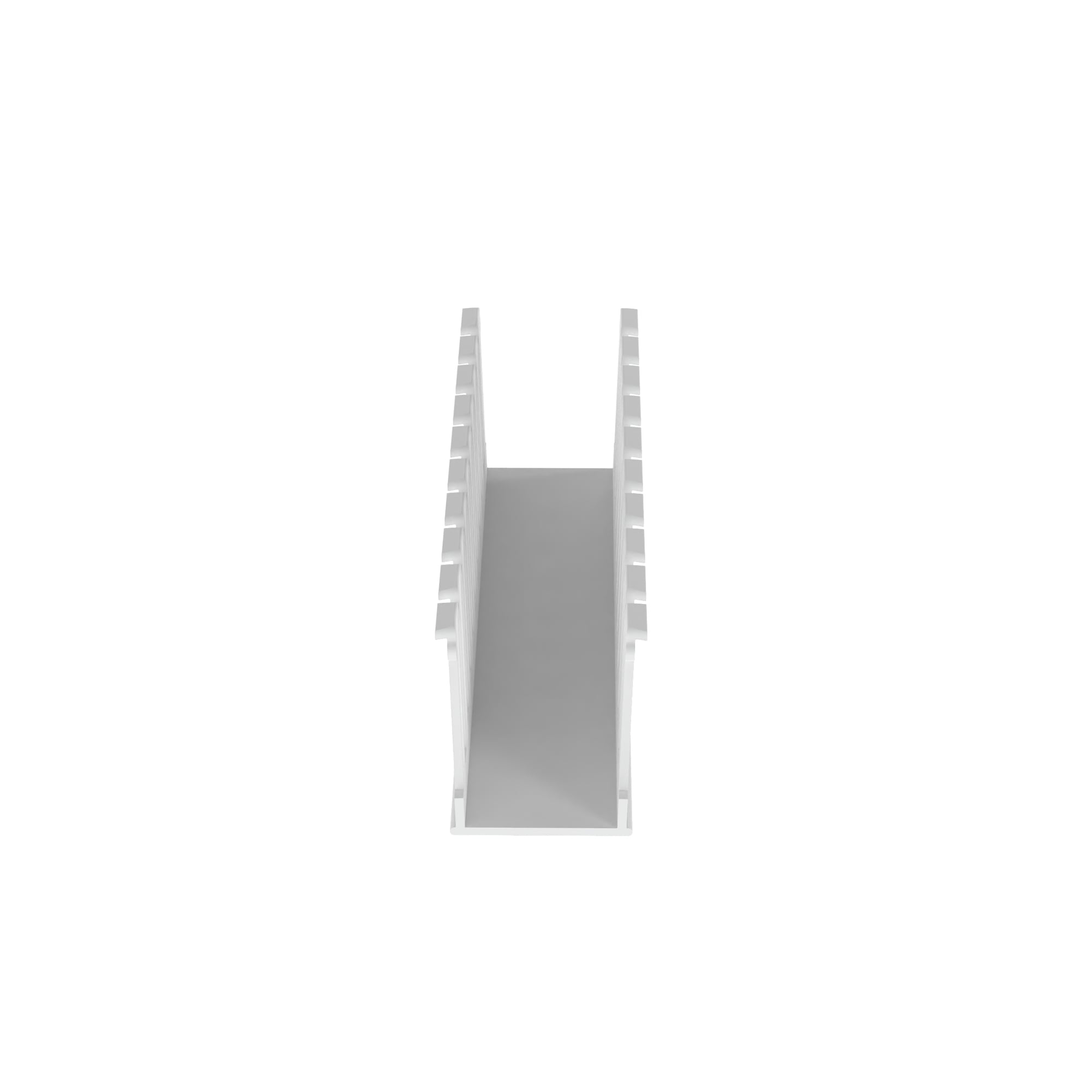 NE1.5X4WH6 Panduct Type NE Base Wiring Duct, 0.31 in Wide Slot Slot, 1.64 in W x 4 in D, PPO