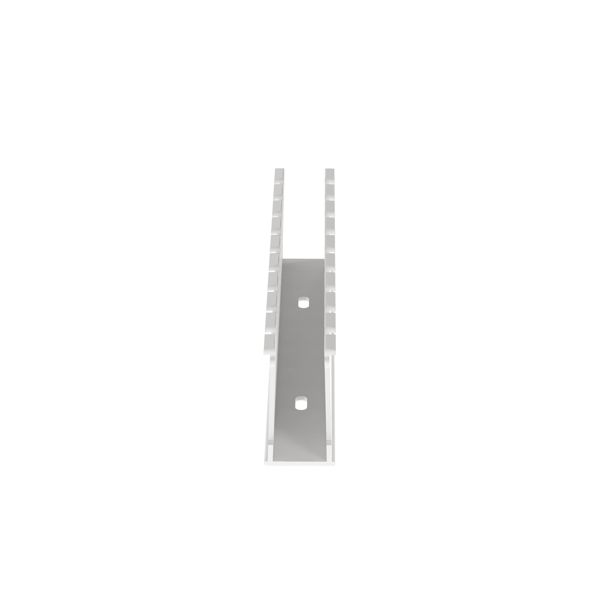 NE1X2WH6 Panduct Type NE Base Wiring Duct, 0.31 in Wide Slot Slot, 1.14 in W x 2 in D, PPO