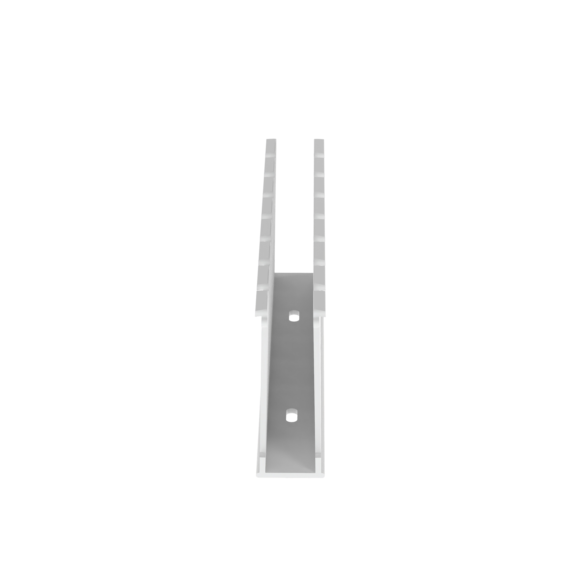 Panduct NE1X3WH6 Wide Slot Duct, White, Hal-Free PPO, 3.06"x1.14", PK6