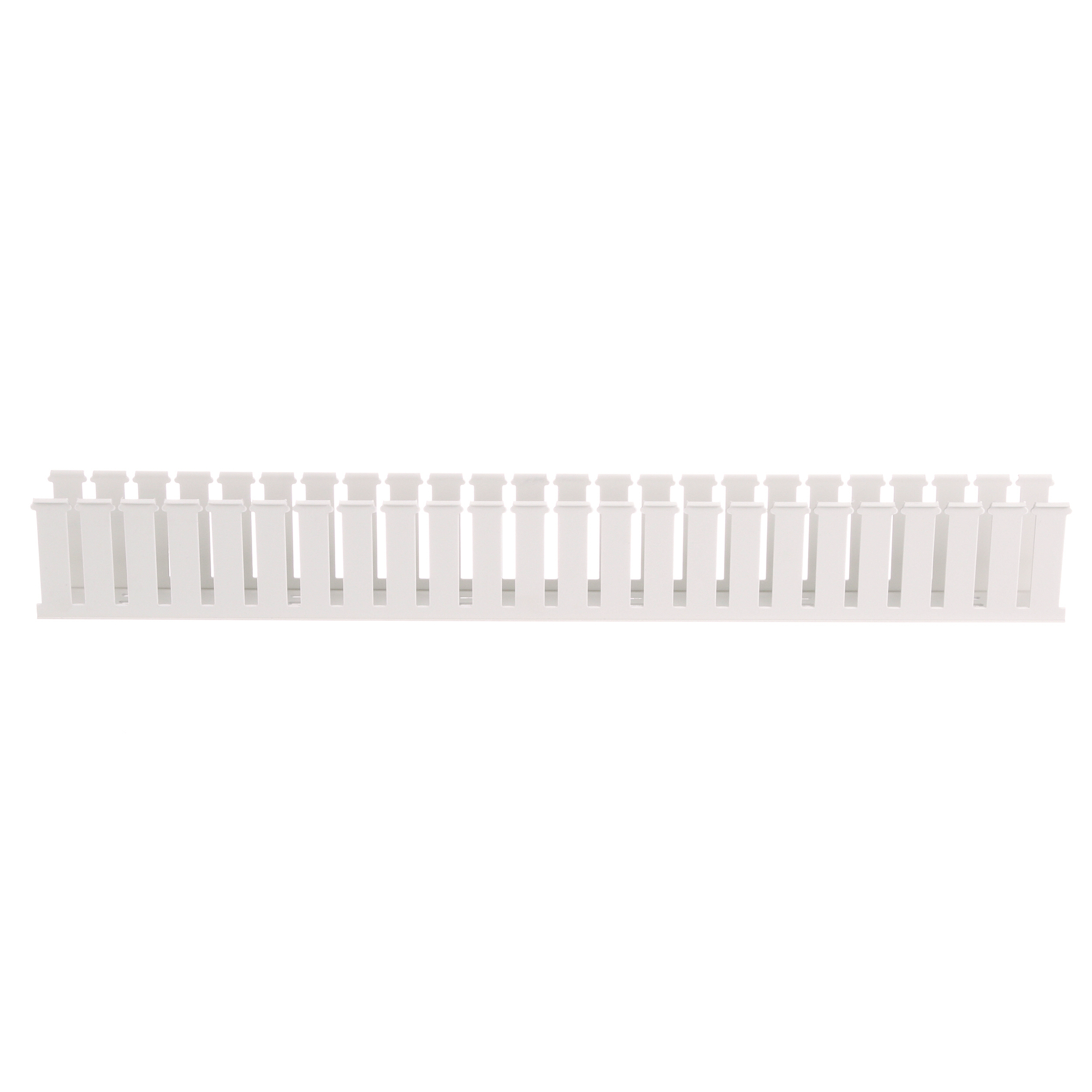 Panduct NE2X3WH6 Wide Slot Duct, White, Hal-Free PPO, 3.06"x2.14", PK6
