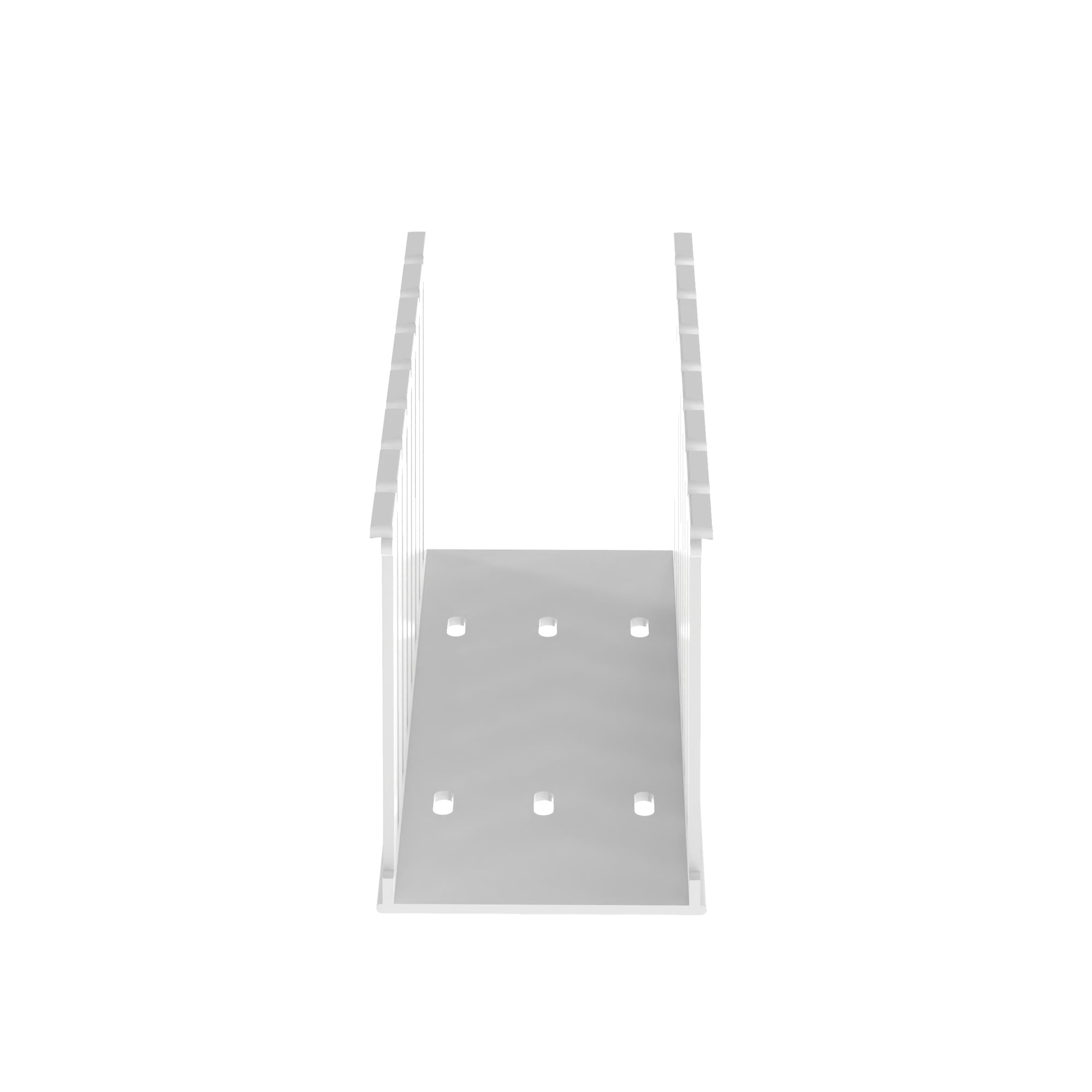 Panduct NE3X4WH6 Wide Slot Duct, White, Hal-Free PPO, 4.06"x3.14", PK6