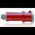 100 Amp, 480 Volt, IEC 309-1 & 309-2, 2P, 3W, North American Pin & Sleeve Connector, Industrial Grade, IP67, Watertight, - Red