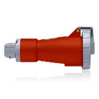 30 Amp, 480 Volt, Industrial Grade, North American Pin and Sleeve Connector,IP67, Watertight, Red