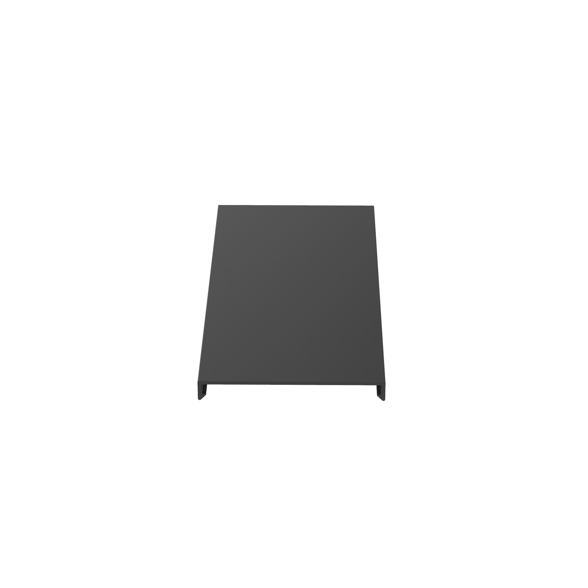 C3BL6 Panduct C Series Wiring Duct Cover, 6 ft L x 3-1/4 in W x 0.37 in H, PVC, Black