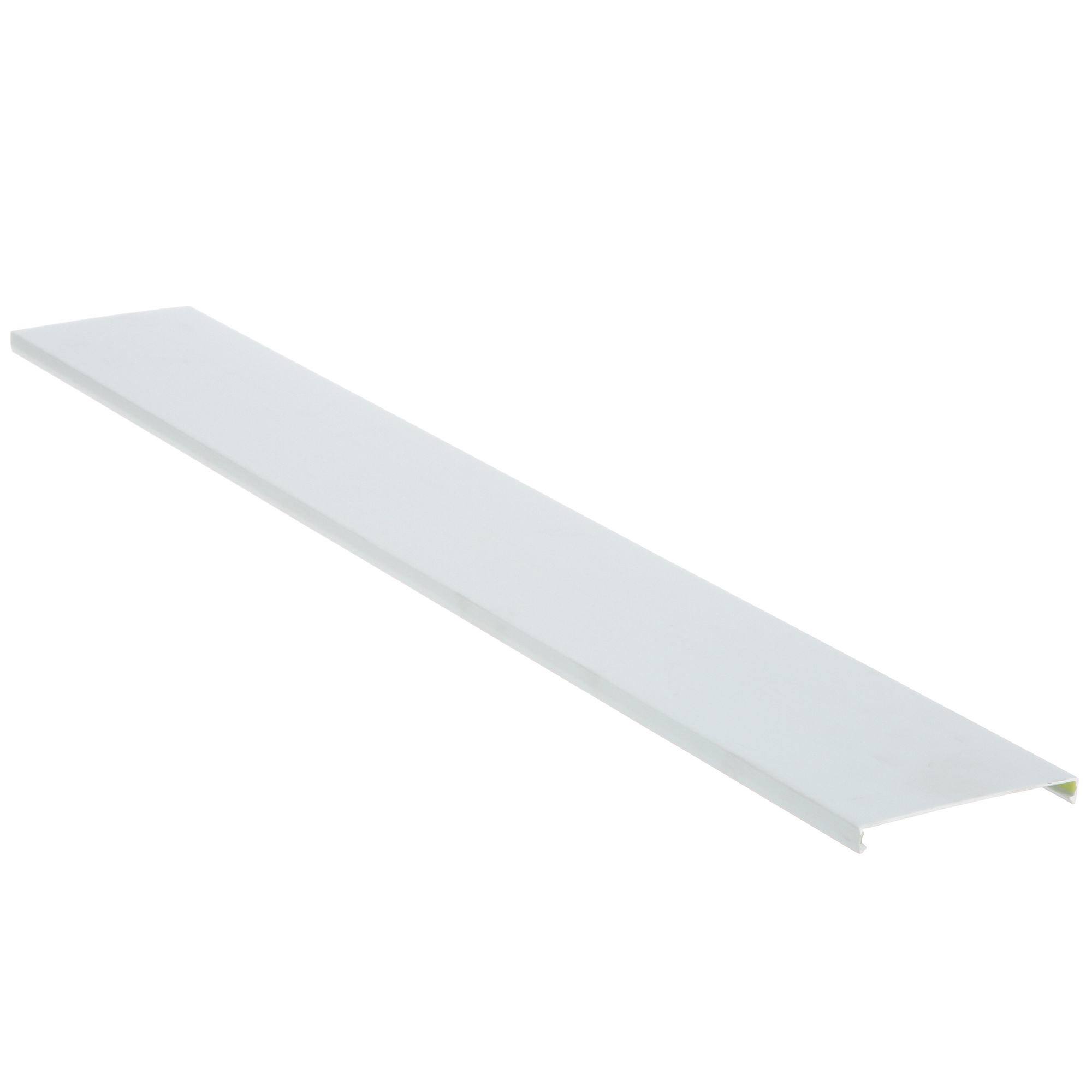 C3WH6 Panduct C Series Wiring Duct Cover, 6 ft L x 3-1/4 in W x 0.37 in H, PVC, White
