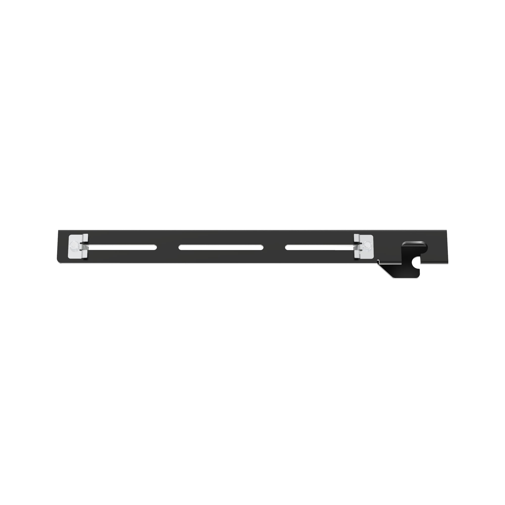 FR12TRBE58 FiberRunner QuikLock Existing Threaded Rod Mounting Bracket, For Use With 5/8 in Threaded Rod, FiberRunner 12 x 4 in Routing System, Steel, Black