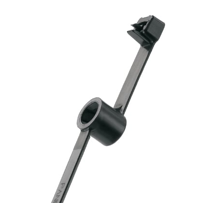 PRST40SC-D30 Pan-Ty PRST Cross Section Heat Stabilized Standard Cable Tie, 6.94 in L x 0.41 in W x 0.06 in THK, Nylon 6.6