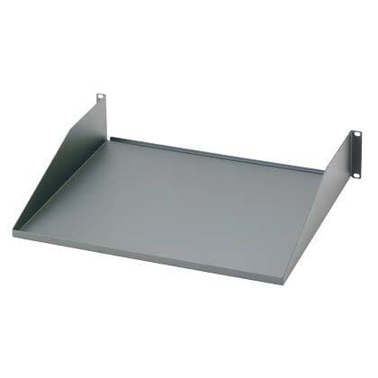 SRM19FM2 2-Post Front Rack Mount Shelf, 3.48 in H x 19 in W x 15.15 in D, 2U Rack, Steel
