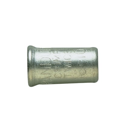 J214-312-T Pan-Term Non-Insulated Wire Joint, 2 kV AC, 14 to 12 AWG Wire, 0.37 in L, Brass