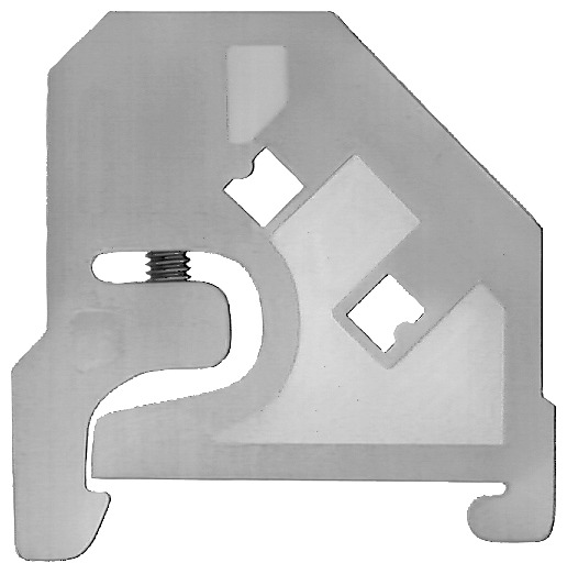 8WA1808 End Retainer, For Use With 8WA1 Series Double Tier Terminal Block, 10 mm W, Thermoplastic