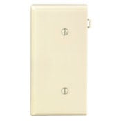 PSE14-I Combination Sectional Blank Wall Plate, 1 Gangs, Thermoplastic Nylon, Ivory