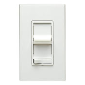 6629-3W 1-Pole 3-Way Electro-Mechanical Fan Speed Control Switch, 120 VAC, 1.5 A, On/Off Operational Mode, White
