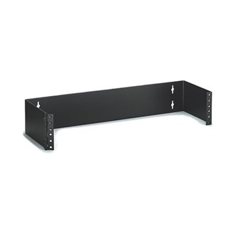 49251-W64 4-Position Hinged Wall Mount Bracket, For Use With 4RU Cable Management Rack and Panel, Wall Mount, Black
