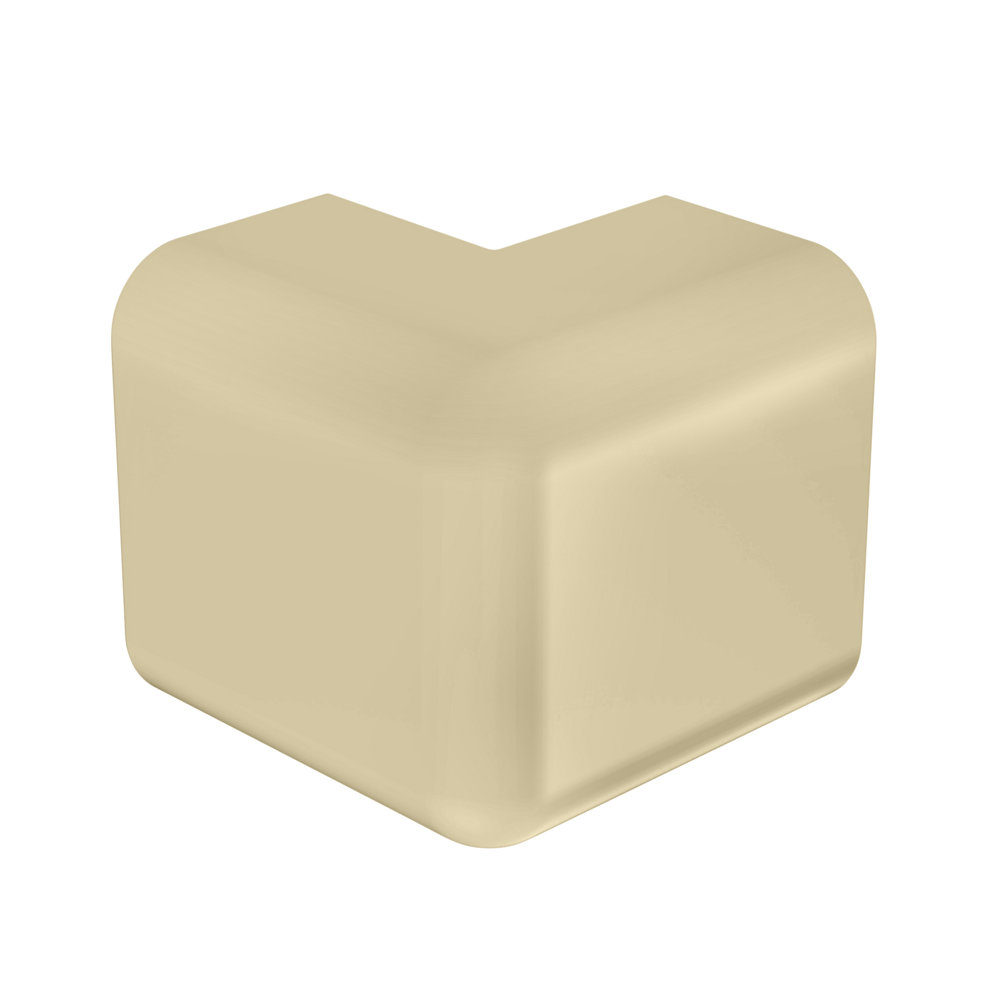 Surface Raceway, LD10 Low Volt.  O/S  Cnr Fitting, Elec Ivory