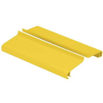 FIBERRUNNER  COVER FOR CHANNEL FR6X4YL6, YELLOW