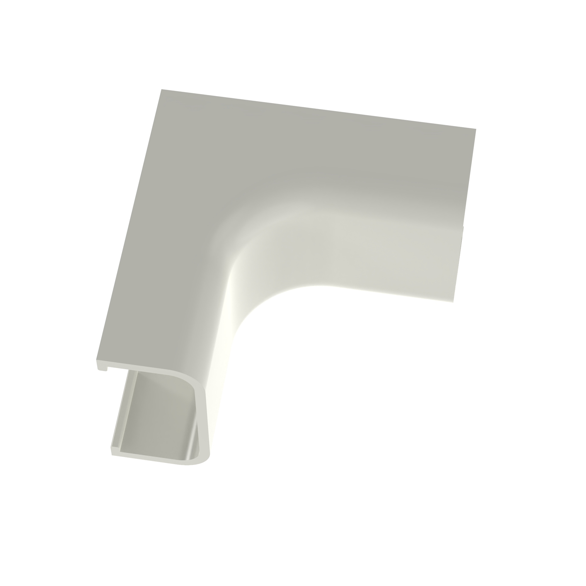 Surface Raceway, LD3 Inside Corner Fitting, Off-White