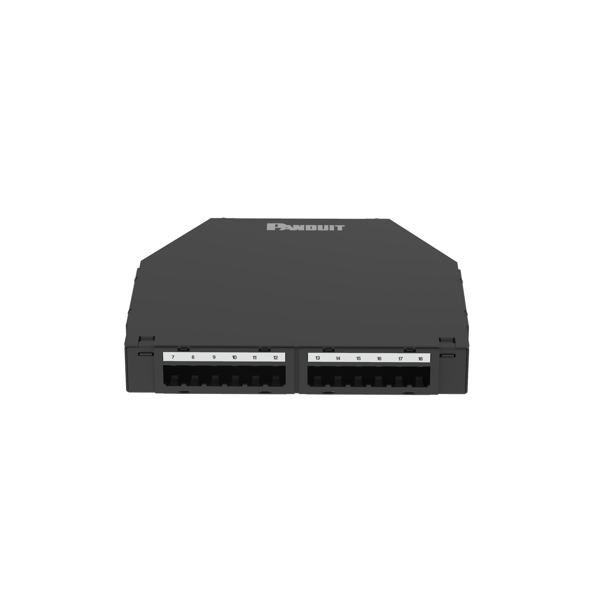 CUFMB24BL PanZone Consolidation Point Box With Removable Grommet Plate, 10.85 in W x 10.78 in D x 1.69 in H, Aluminum