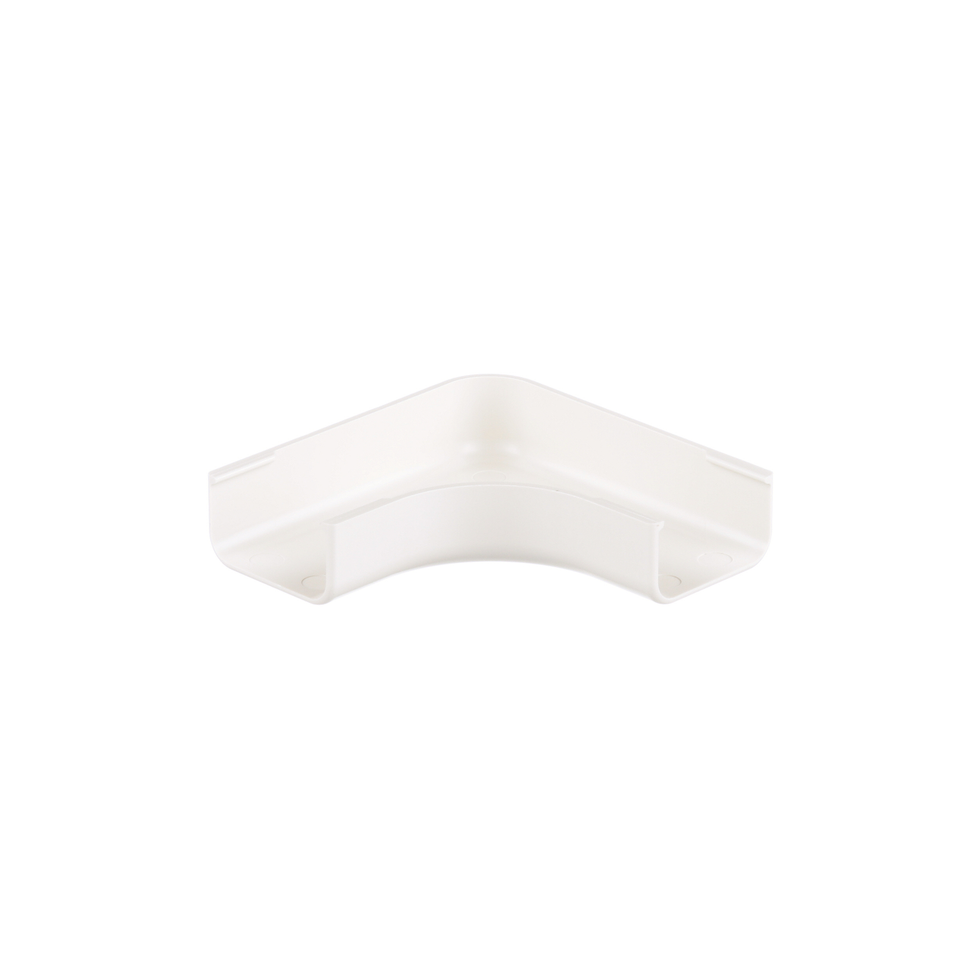 Surface Raceway, LD3 Low Voltage Right Angle Fitting, Off-White