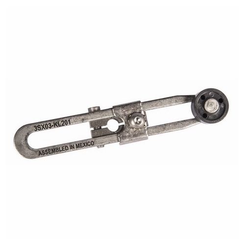 3SX03-KL201 Adjustable Radius Lever, 1 to 3-1/2 in L, Nylon Roller