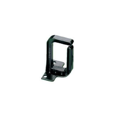 Open-Access  Vertical D-Ring, 1 RU, Black