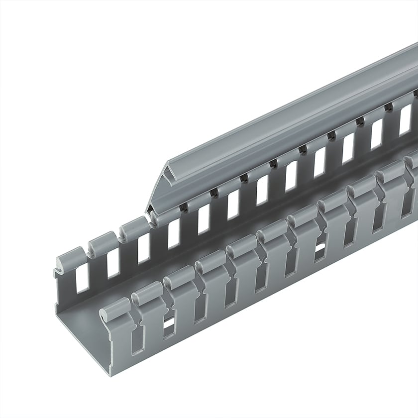 H2X2LG6 Panduct Type H Wiring Duct, 0.31 in Wide Slot Slot, 2.17 in W x 2 in D, PVC