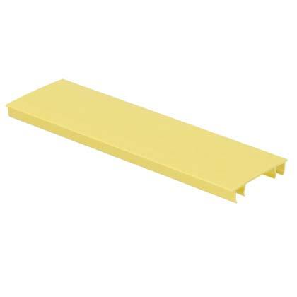 Cable Channel Cover, 2x2, Yellow