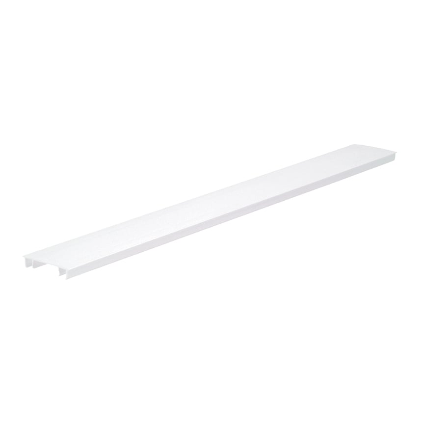 HC2BL6 Type HC Hinged Lead Free Wiring Duct Cover, 72 ft L x 2.29 in W x 0.44 in H, PVC, Black